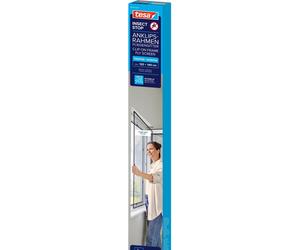 Zanzariera Tesa Insect Stop telaio a clip 100x120 cm Antracite