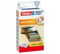 Zanzariera TESA per finestre da tetto, protezione solare, nera, 1,2x1,4 m