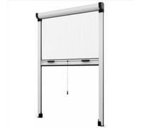 Zanzariera universale a rullo verticale con finitura bianca Stop Inset