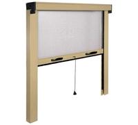 Zanzariera universale a rullo verticale con finitura bronzo Stop Inset