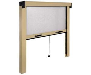 Zanzariera universale a rullo verticale con finitura bronzo Stop Inset