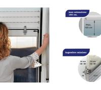 Zanzariera Universale Per Tapparelle Manuali e Robotizzate Regoabie | iaiadistribuzione.it (Marrone 100x160cm)