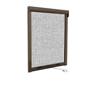 Zanzariera verticale a molla Z30 in kit da taglio Bronzo Verniciato