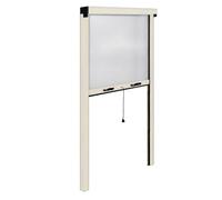 Zanzariera Verticale Avvolgibile Bianca in Alluminio 120x160 cm
