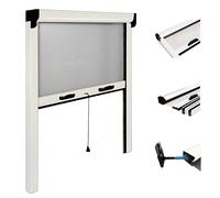 Zanzariera Verticale Avvolgibile Opera 80x160 cm a Molla - Finestra e Balcone