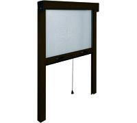 ZANZARIERA VERTICALE IN KIT col. Marrone (RAL 8017) cm.120x240