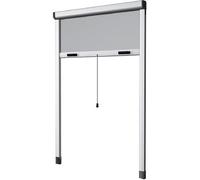 ZANZARIERA VERTICALE RIDUCIBILE 140X170 A RULLO CON FRIZIONE MARRONE MADE IN ITA