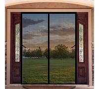 Zanzariere A Calamita Per Finestre 85 x 170 cm Tenda Zanzariera Con Magneti Facile Da Installare Porta Zanzariera Magnetica Tenda Anti-Insetti Per Interni Ed Esterni, Nero