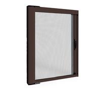 Zanzariere A Rullo Per Finestre Scorrevole Laterale Riducibile 8017 Marrone (160x250)