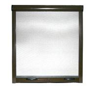 Zanzariere A Rullo Scorrevole Verticale Riducibile Cassonetto 32 mm 8017 colore Marrone