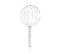 Zanzariere elettrico pieghevole 3 in 1 portatile/da tavolo/da parete, 800 mAh, trappola per zanzare con racchetta e luce UV.(Light green)