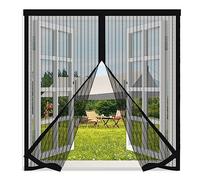 Zanzariere Magnetica per Finestre,80x225cm Tenda Zanzariere Magnetiche per Porte Finestre,Magneti Rete Anti Zanzare Insetti Traspirante,Facile da Installare Zanzariere Adesive per Finestre