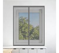 Zanzariere Magnetiche 65 x 100 cm Anti Zanzare Insetti Zanzariera Autoadesiva Finestre Dimensione Fissa, Non Può Essere Tagliato per Finestre Qualunque Piccole Grandi, Grigio