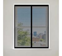 Zanzariere Magnetiche 70 x 115 cm Autoadesiva Zanzariera Autoadesiva Finestre Installazione Adesiva Senza Forare per Tutti Terrazza Porte e Finestre, Nero