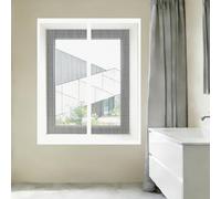 Zanzariere Magnetiche 75 x 80 cm Autoadesiva Regolabile Fai da Te per Magnetica Finestre Dimensione Fissa, Non Può Essere Tagliato per Tutti Terrazza Porte e Finestre, Bianco