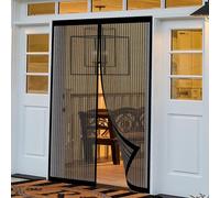 Zanzariere Magnetiche per Porte Finestre 94 x 218 cm Resistente Traspirante Tenda Zanzariera Magnetica Facile da Installare Adatto a Bambini e Animali Domestici, Nero