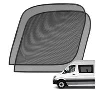 Zanzariere per Porta Anteriore (Coppia) Set 2 Pezzi Protezione Solare per Finestrini Dell'Auto Compatibili con Mercedes-Benz Sprinter High Roof 2007-2024 High Roof, In Rete Traspirante, per Campeggio