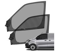 Zanzariere per Porta Anteriore Sostituzione per Citroen Jumpy/Expert/Proace/Crosscamp/Scudo 1994-2025, Set 2 Pezzi Protezione Solare per Finestrini Dell'Auto, In Rete Traspirante per Campeggio