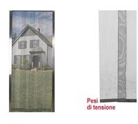 ZANZARIERE ZANZARIERA STOP INSET POLY PER PORTA A 4 TELI CM.95X215