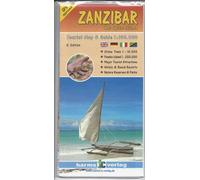 Zanzibar GPS harms + info hotel: Touristikkarte