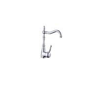 Zanzibar rubinetto per lavello cucina con miscelatore monocomando anticato cromo lucido cartuccia mm40