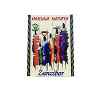 Zanzibar Tanzania - Calamita da frigorifero 3D, regalo per souvenir, decorazione per casa e cucina, collezione Zanzibar