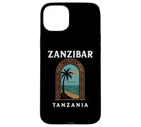 Zanzibar Tanzania Retro Stone Town Island Viaggi Arte africana Custodia per iPhone 15 Plus