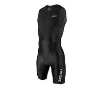 ZAOSU Z-Revolution - Tuta da triathlon da uomo con imbottitura leggera per gara e allenamento, Uomo, Nero , M