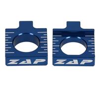 ZAP Blocca Asse Tenditore Catena Adatto An Suzuki Rm-Z 250 ab07 450 ab06 Blu