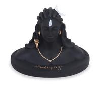 Zap Impex Adiyogi Statua Shiva Idol per cruscotto | Idolo Mahadev per decorazione domestica, Statua Tempio Puja Adiyogi