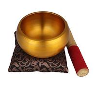 Zap Impex Tibetan Golden Plain Ciotola da canto per meditazione e yoga, 4 pollici