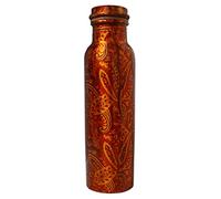Zap Impex Travellers - Borraccia in rame, design Rajasthani per vantaggi ayurvedici.