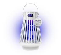 Zap Zone Defender Bug Zapper Outdoor Indoor Zapper Zapper Zanzariere Ricaricabile con Luce UV USB-C Trappola elettrica per insetti Repellente per zanzare Outdoor Patio Campeggio Trappole 3 Modalità
