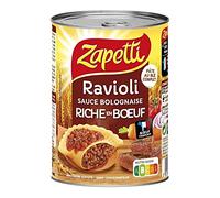 ZAPETTI - Salsa di ravioli bolognese, ricca di manzo, 400 g, 4 pezzi