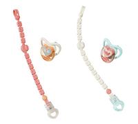 Zapf Baby Annabell Ciuccio con Clip - per Bambini dai 3 Anni in su - Calma la Bambola per Farla Addormentare - Facile per Mani Piccole