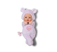 BABY born for baby's Mouse, zachte pop van 26 cm met oortjes en vingerzakjes, vo