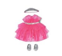 BABY born Set Principessa 43 cm – vestito rosa in tulle, corona e scarpette glitterate