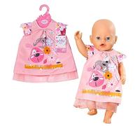 Zapf Creation- Baby Born Vestito Cagnolino-per Bambole da 43 cm-Include Abito e Appendiabiti-Facile per Le Mani Piccole-Promuove empatia e abilità sociali-età: 3+ Anni, Tinta Unita, Colore, 94, 833612