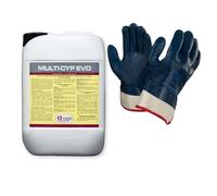 Zapi Expert Multi-Cyp PMC 21548 Insetticida 5 Litri +Guanti Nitrile in Omaggio | Elimina Zanzare, Mosche, Zecche, Formiche e Cimici