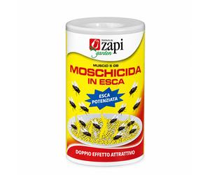 Zapi MUSCHICID 5 GB Esca insetticida mosche granuli rapida attrattivi 400 GR