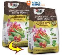 Zapi POLVERE DI ROCCIA BIO → 500 gr - Fungicida Naturale Barriera contro Insetti