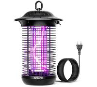 Zapiie Lampada Antizanzare Elettrica con Doppia Banda UV - Ammazza Zanzare Elettrico per Interni/Esterni, Casa, Giardino, Patio, Garage