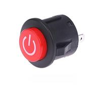 ZAPION Interruttore di avviamento a Un Pulsante for bambiniInterruttore di Alimentazione a 3 Pin 26/28mm for Auto elettrica for Auto con Batteria for Bambini (Color : 3p 26mm Small)