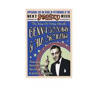 ZAPORA BENNY GOODMAN, poster di musica jazz, stampa artistica da parete per soggiorno, camera da letto, decorazione senza cornice, 30 x 45 cm