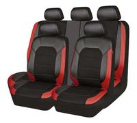 ZAPORA Coprisedili Auto Pelle per Peugeot 208 2012-2019, Impermeabile Set Fodere Anteriori e Posteriori Copri Sedili Auto Set Coprisedili,D