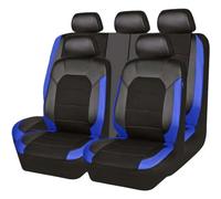 ZAPORA Coprisedili Auto Pelle per Peugeot 208 2012-2019, Impermeabile Set Fodere Anteriori e Posteriori Copri Sedili Auto Set Coprisedili,C