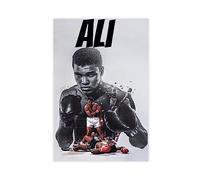 ZAPORA Muhammad Ali - Poster su tela, decorazione per camera da letto, sport, ufficio, camera, regalo, senza cornice, 40 x 60 cm