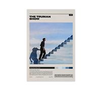ZAPORA Poster artistico esclusivo del film The Truman Show, poster su tela, decorazione per camera da letto, sport, ufficio, camera da letto, regalo, senza cornice, 20 x 30 cm