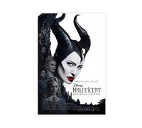 ZAPORA Poster del film Maleficent in tela, decorazione per camera da letto, sport, ufficio, camera, regalo, senza cornice, 30 x 45 cm