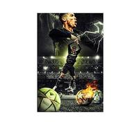 ZAPORA Poster di Cristiano Ronaldo (2) su tela, decorazione per camera da letto, sport, ufficio, camera da letto, regalo, senza cornice, 60 x 90 cm